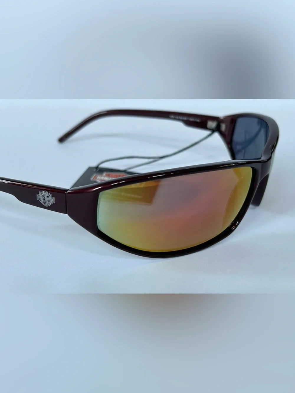 Harley-Davidson Men’s Sunglasses with Red and Orange Mirrored Lenses